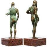 Zwei Bronzefiguren der Krieger von Riace - Foto 3