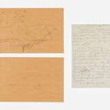 Beuys, Joseph. Konvolut von zwei Zeichnungen und einem handschriftlichen Text - Foto 1