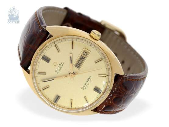 Armbanduhr: sehr seltene Omega Herrenuhr, Omega Seemaster Cosmic Automatic, Ref. 166.036, 18K Monocoque waterproof von 1968/69, Rarität - photo 1