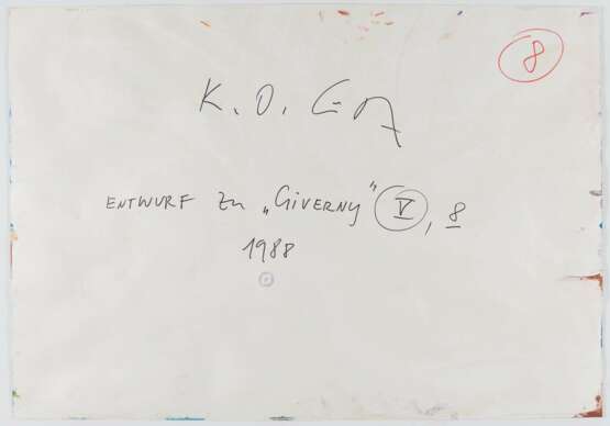 Götz, Karl Otto. Entwurf zu 'Giverny' V - photo 3