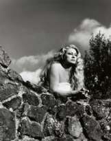 Anita Ekberg. Aus der Fotosession für Vanity Fair, Genzano, Italy