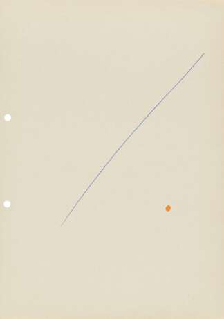 Penck, AR. Der orange Punkt - Die blaue Linie - Foto 3