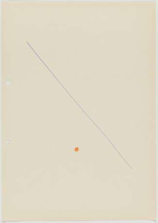 Penck, AR. Der orange Punkt - Die blaue Linie - photo 7