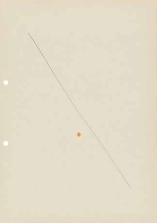 Penck, AR. Der orange Punkt - Die blaue Linie - photo 20