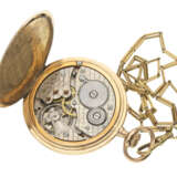 Taschenuhr: hochfeine Movado Frackuhr, um 1910, mit dazugehöriger Uhrenkette - фото 2
