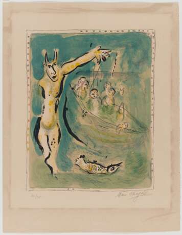 Chagall, Marc. Aus: Sur la terre des dieux - Foto 2