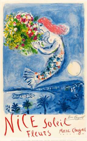 Chagall, Marc. Die Engelsbucht (Nice soleil fleurs) - Foto 1