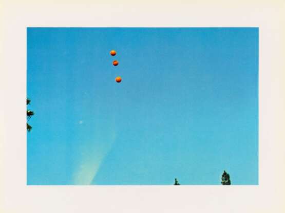 Baldessari, John. Throwing three balls in the air to get a straight line (Best of thirty-six attempts) - photo 3