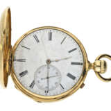 Taschenuhr: frühe und rare Francois Czapek (Patek Philippe) Halbsavonnette, signiert Czapek & Cie "Demi-Chronometre" No. 7408, ca.1853 - фото 4