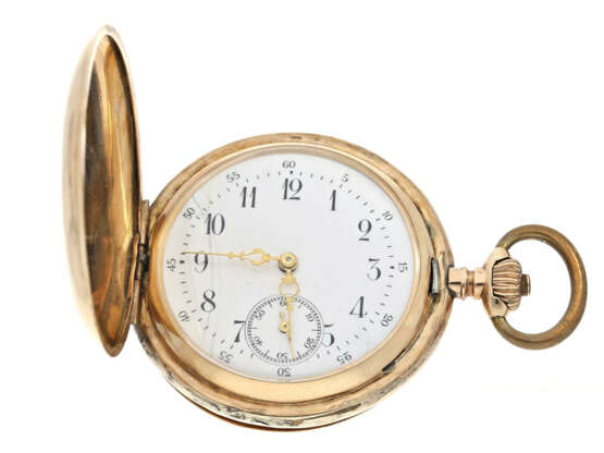 Taschenuhr: Goldsavonnette, System Glashütte, ca.1900 - фото 1