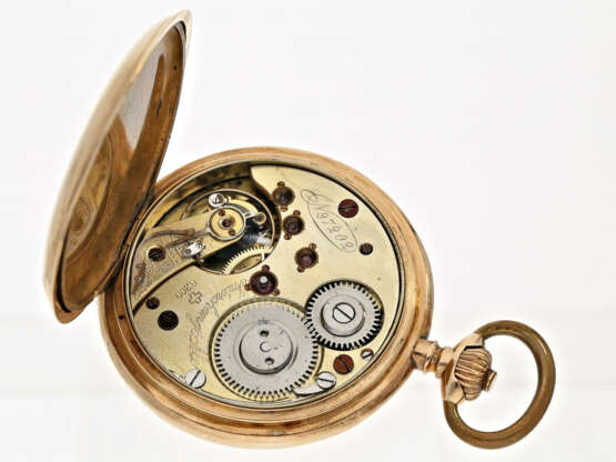 Taschenuhr: Goldsavonnette, System Glashütte, ca.1900 - фото 2