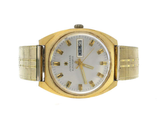 Armbanduhr: vintage Herrenuhr Junghans Automatik Day & Date, 60er Jahre - photo 1