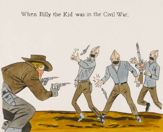 Dzama, Marcel. When Billy the Kid was in the civil war - фото 1