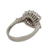 Ring mit Brillanten zusammen ca. 0,9 ct, - Foto 3