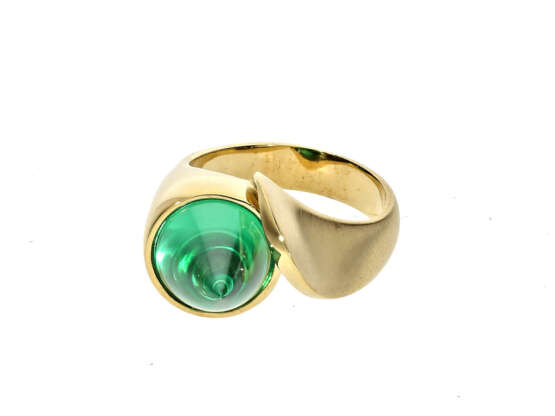 Ring: außergewöhnlicher und interessant gefertigter vintage Designer-Ring, 18K Gold - photo 1