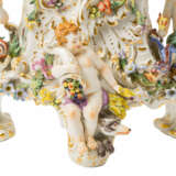 MEISSEN Prunkpendule "Die vier Elemente", 20. Jahrhundert - фото 5