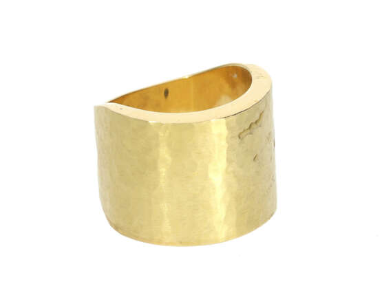 Ring: extrem breiter, ehemals sehr teurer Goldschmiedering, neuwertig - photo 1