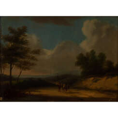 VERLECK (Maler des 19. Jahrhundert.) "Landschaft"