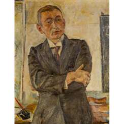 WERTHNER, HANS (1888-1955), "Portrait eines Herrn vor Schreibtisch",