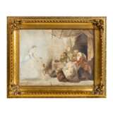 VALENTINI, A. Chev. de, wohl Alexandre (tätig um 1830-1842), "Engel, die Armen speisend", - Foto 2