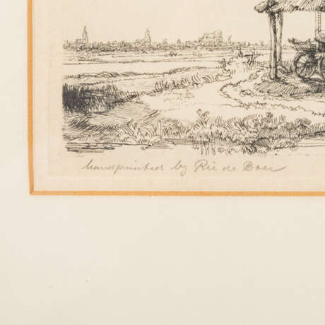 REMBRANDT van Rijn, Harmensz., NACH (1606-1669), 2 Faksimile, - Foto 2