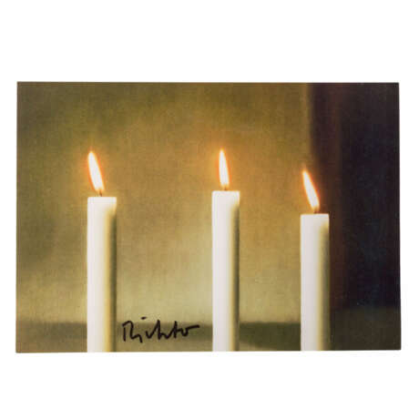 RICHTER, Gerhard, NACH (geb. 1932), "Drei Kerzen", - Foto 1