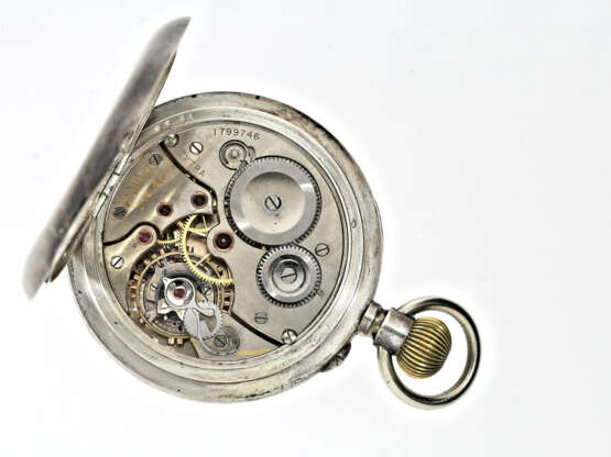 Taschenuhr: extrem seltenes Zenith Marine-Beobachtungs-Chronometer, Qualität "extra" mit Gangreserve-Anzeige, ca. 1918 - фото 2