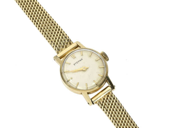 Armbanduhr: goldene vintage Damenuhr der Marke "Eterna" - Foto 1