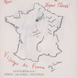 JEAN COCTEAU 1889 Maisons-Laffitte - 1963 Milly-la-Forêt bei Paris 'VISAGES DE FRANCE' - AUSSTELLUNGSPLAKAT VOM MUSÉE DES ARTS DÉCORATIFS Farblithografie auf Arches - Foto 1