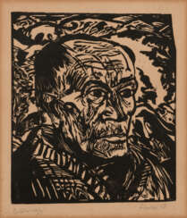 ERICH HECKEL 1883 Döbeln - 1970 Radolfzell 'BILDNISKOPF' 