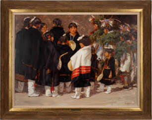 MIKE DESATNICK 1943 Hammond, Indiana 'GATHERING OF THE BASKET DANCERS' 