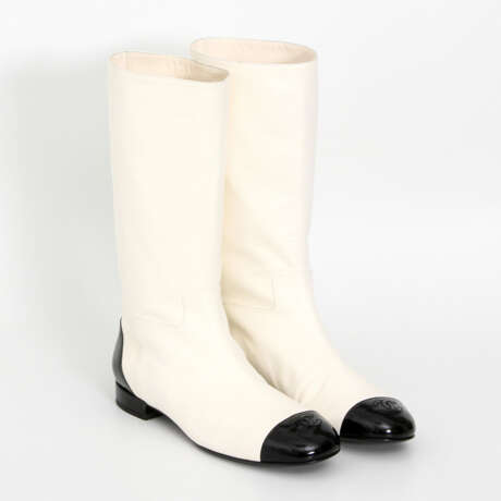 CHANEL feine Hochschaftstiefel, NEU! UNGETRAGEN! Grösse 40; - photo 2