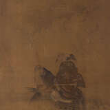 KANO TANSHIN (ZUGESCHRIEBEN) 1653 - 1718 KINKO SENNIN AUF EINEM KARPFEN ÜBER WELLEN REITEND Japan - photo 1