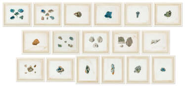 A SET OF SEVENTEEN COLOURED-ENGRAVINGS OF MINERALS