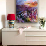 Painting “lavender sky”, Canvas, Oil paint, Expressionist, Landscape painting, 2020 - photo 2