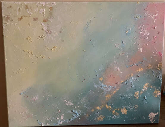 Design Painting “View from the airplane window”, Canvas on the subframe, Acrylic paint, Romanticism, 2020 - photo 1