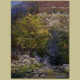 Painting “Stroenets 2020. Red Hills. October.”, Canvas, Oil paint, Impressionist, Landscape painting, 2020 - photo 2
