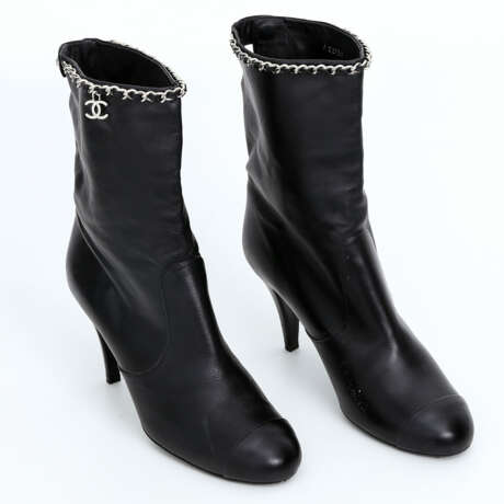 CHANEL elegante Stiefeletten, Grösse 39. - Foto 2