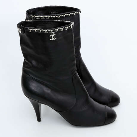 CHANEL elegante Stiefeletten, Grösse 39. - photo 3