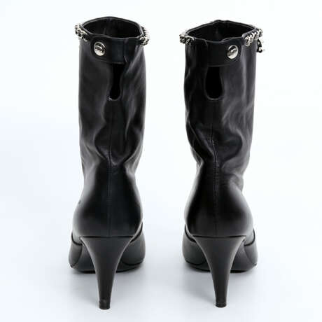 CHANEL elegante Stiefeletten, Grösse 39. - photo 4