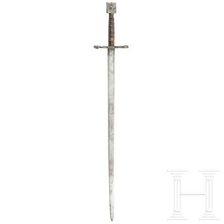 Schwert zu Anderthalbhand, Sammleranfertigung im venezianischen Stil, 19. Jahrhundert - Foto 2