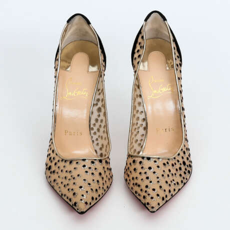 CHRISTIAN LOUBOUTIN extravagante Pumps, Neureis ca.: 600,-€. Grösse 37. - Foto 1