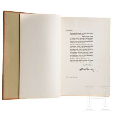 Adolf Hitler - Geschenkband der Deutschen Dichter zu seinem Geburtstag 1939 - Foto 2