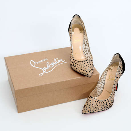 CHRISTIAN LOUBOUTIN extravagante Pumps, Neureis ca.: 600,-€. Grösse 37. - photo 5