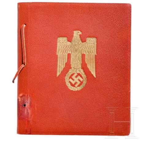 Geschenkbildband anlässlich Mussolinis Besuch 1937 in München - Foto 1