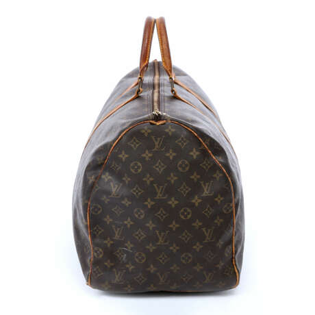 LOUIS VUITTON beliebte Reisetasche "KEEPALL 60", Kollektion 1983. - photo 3