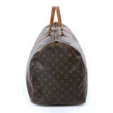 LOUIS VUITTON beliebte Reisetasche "KEEPALL 60", Kollektion 1983. - Foto 3