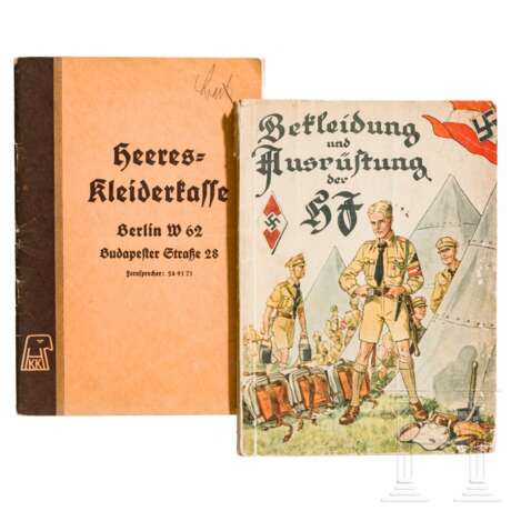 Buch zu Bekleidung und Ausrüstung der HJ 1934 und Preisliste der Heeres-Kleiderkasse 1939 - Foto 1