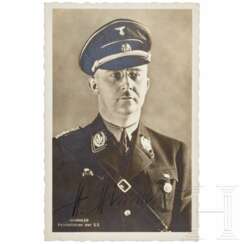Heinrich Himmler - Unterschrift auf Portrait-Postkarte von "Photo-Hoffmann"