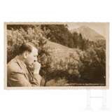 Adolf Hitler - signierte Hoffmann-Portraitpostkarte "Eine stille Stunde" - photo 1